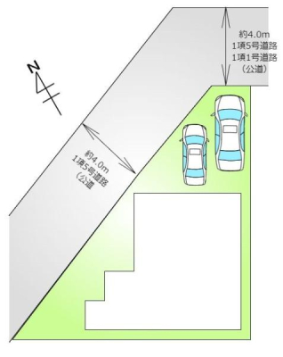 区画図　区画図　
カースペースは並列で2台（車種による）駐車可能！ご夫婦で2台お車お持ちの方も時間帯気にせず出し入れ可能です！